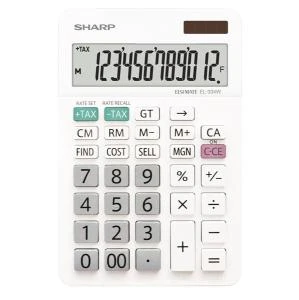 Sharp - Calcolatrice Da Tavolo El-334w - Con Cavalletto - 12 Cifre -  El-334w -> Calcolatrici : Ufficio e cancelleria : Commercio, ufficio e  industria 