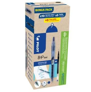 Roller Gel B2p Ecoball - Punta 0,7 Mm - 10 Refill B2p Inclusi - Blu - Pilot  - Conf. 20 Pezzi -> Penne e pennarelli da disegno : Materiali multiuso :  Hobby creativi ()