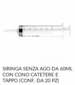 siringa senza ago 100 ml diconex con cono catetere 25 pz - RAM Apparecchi  Medicali