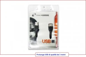 PROLUNGA CAVO USB 10 METRI (di Tipo Attivo) AMPLIFICATO -> Cavi USB, hub e  adattatori per prodotti informatici : Cavi e connettori : Informatica ()