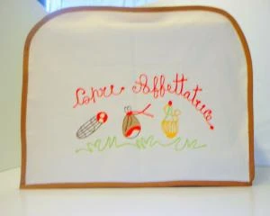 Copri Affettatrice In Cotone MAGIE DI CASA - Giallo, Taglia Small, Made In Italy