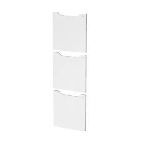 Gruccia - antiscivolo - 37 x 0,6 cm - bianco - King Collection 