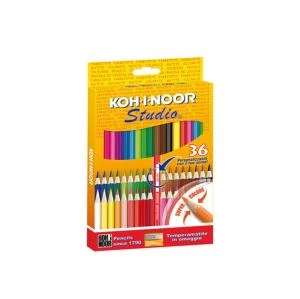 Hobby e Disegno: CARAN D'ACHE MATITE PRISMALO 18PZ CONFEZIONE IN METALLO